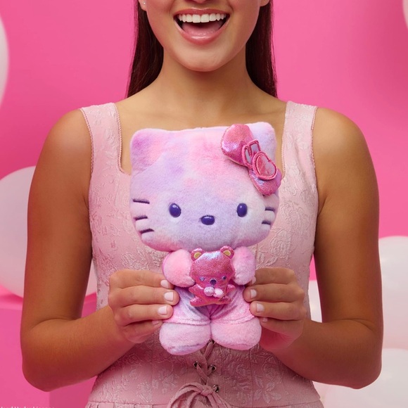 Hello Kitty Pink 50th Anniversary 8" Plush Collectible Doll - Picture 10 of 10